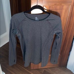 Gray athletic long sleeve